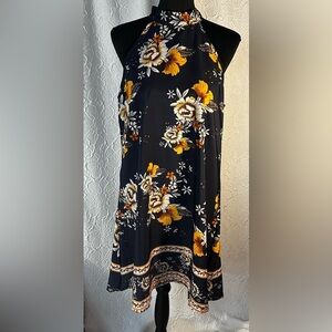 COPY - FLOERNS-Floral Halter Neck Dress SIZE L- NWT